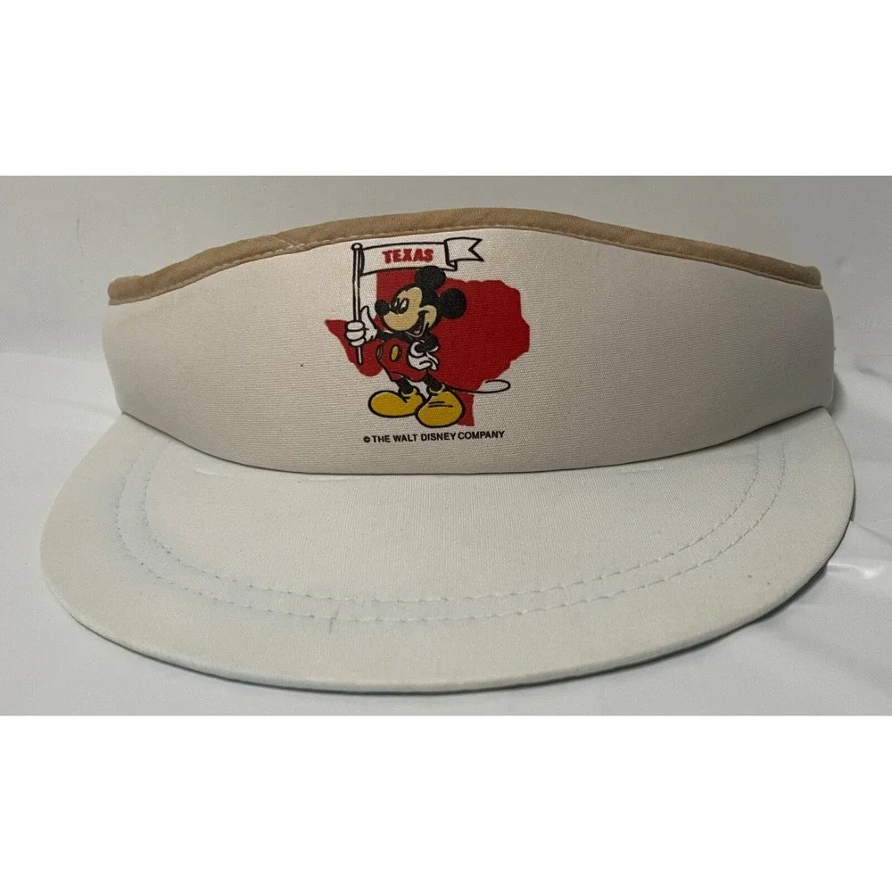 MICKEY MOUSE TEXAS‎ BANNER VISOR VINTAGE LIGHTLY CLEAN